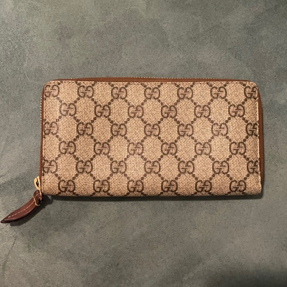 Gucci GG Supreme canvas wallet - Picture 1 of 11